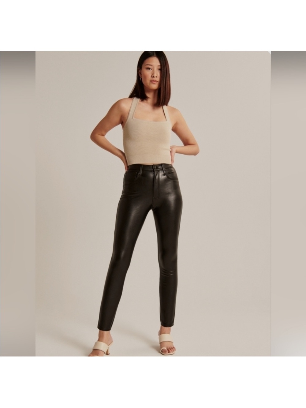 Abercrombie Faux Leather Pants